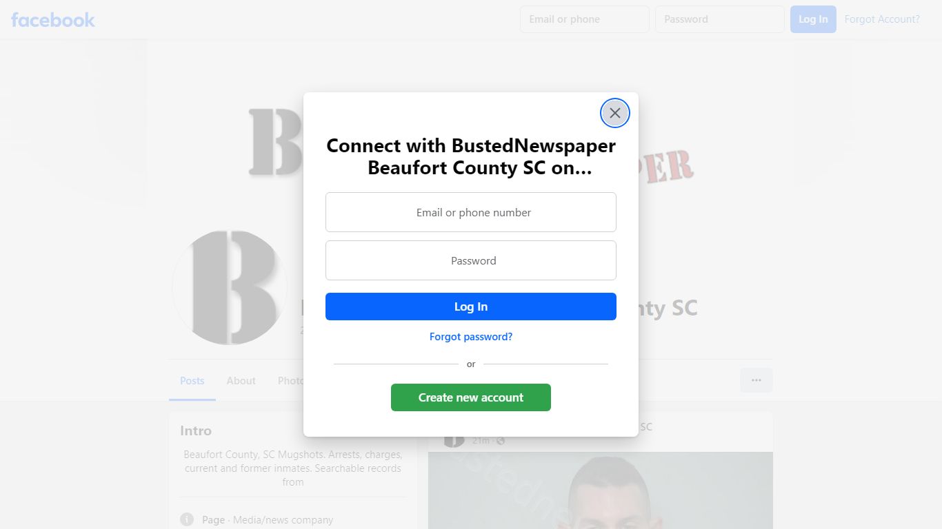 BustedNewspaper Beaufort County SC - Home - Facebook